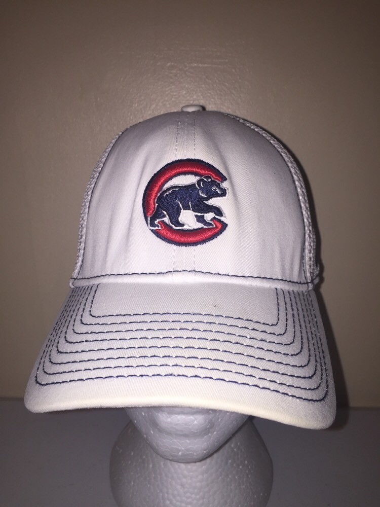 MLB CHICAGO CUBS NEW ERA Baseball Cap Trucker Hat Retro Rare E