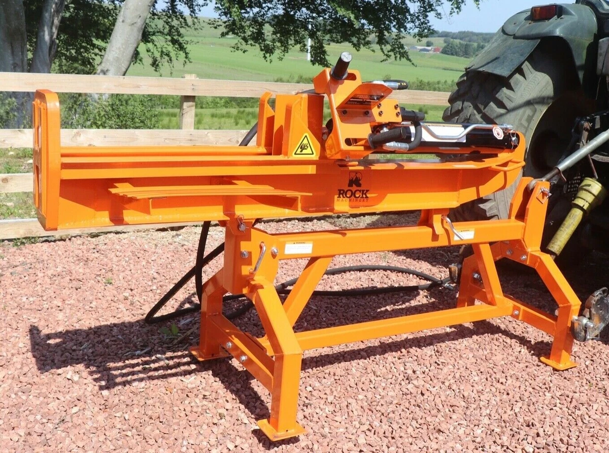 Venom 25ton tractor mounted log splitter by Rock Machinery