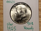 1965 Kennedy Silver Half Dollar 00271