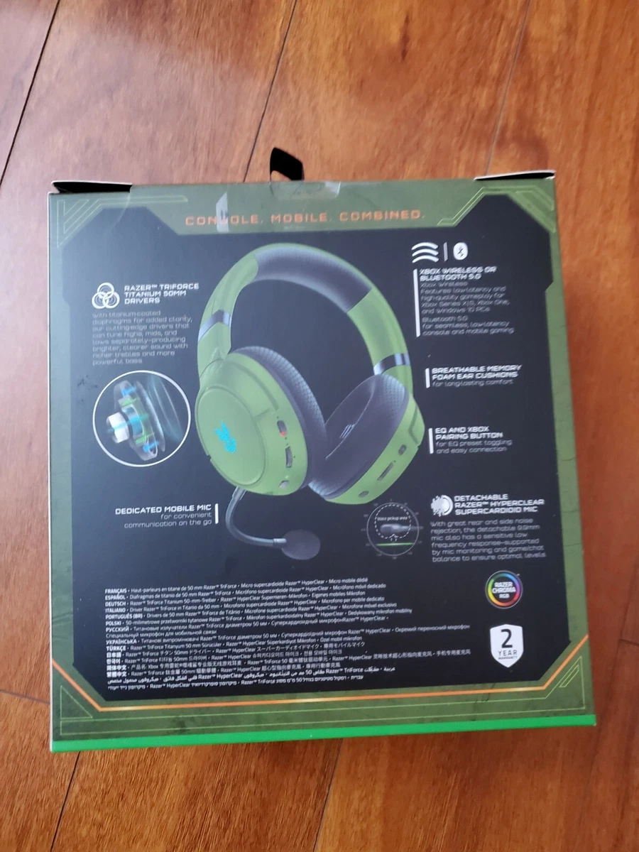 Razer Kaira Pro Wireless Gaming Headset for Xbox Series X S Halo Infinite Edit