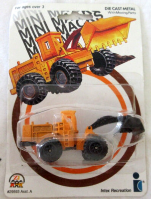 ZEE TOYS 29593 Asst. A MINI MACKS 1989 HYDRALIC EXCAVATOR | eBay