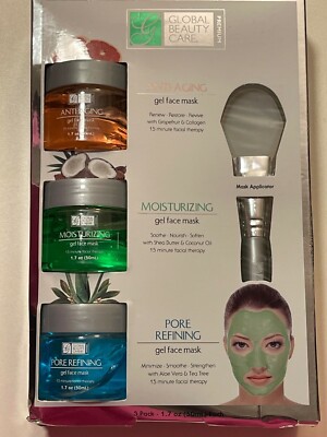 Global Beauty Care Anti-Aging, Moisturizing, Pore Refining Gel Face Mask