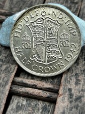 1942 Half Crown  REF V 35