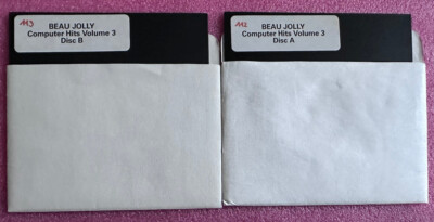 BEAU JOLLY - Computer Hits Volume 3 - Commodore C64 / C128 DISKETTEN, 2 Disk