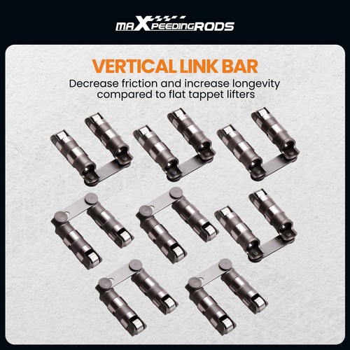 16x Hydraulic Roller Lifters for Chevrolet Chevy Small Block SBC V8 302 350 400 - Picture 3 of 11