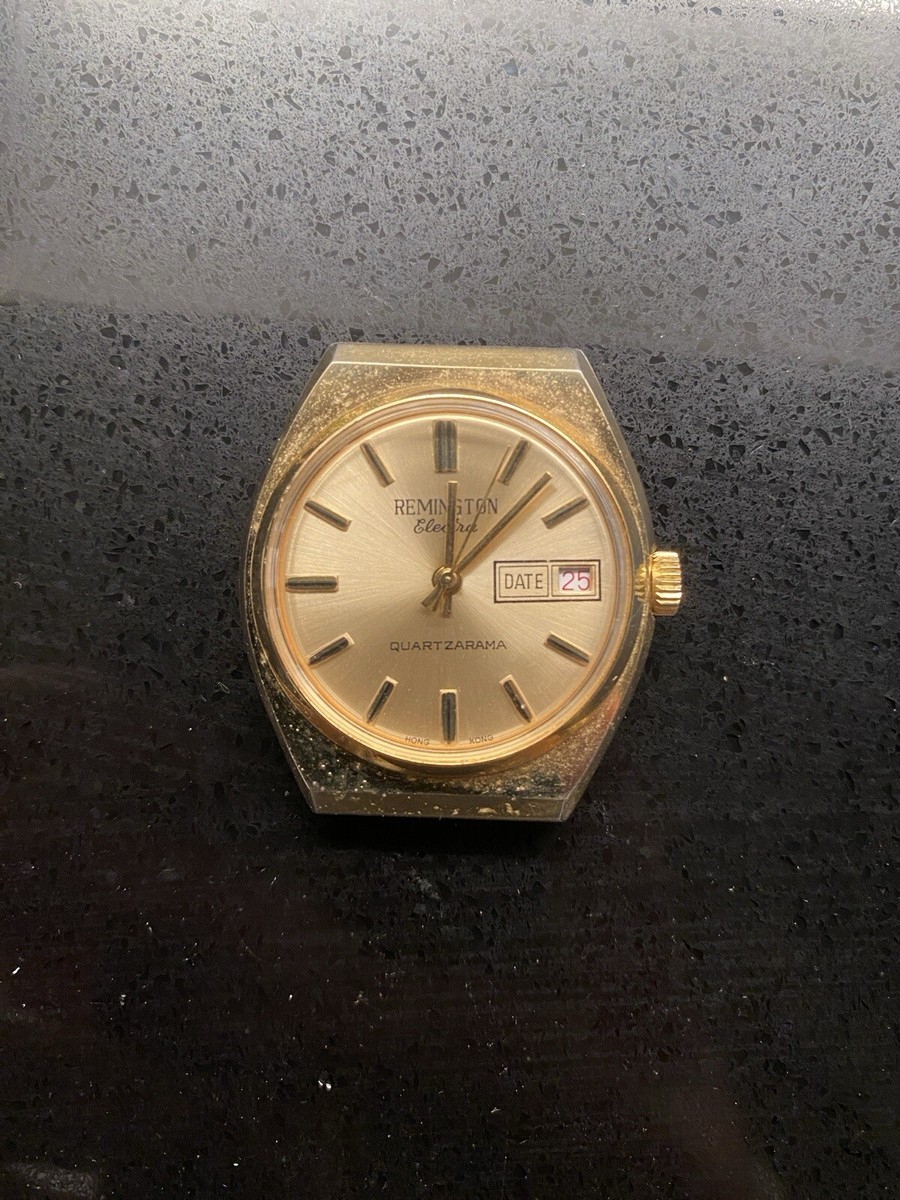 Mens Swiss Remington Electra Day Date Manual Wind Watch UK