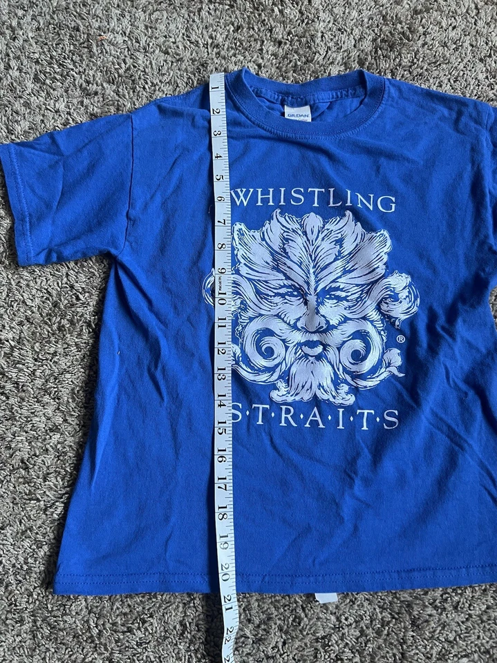 Gildan Kids Golf T-shirt Whistling Straights Golf Resort YS Youth Small - Image 3 of 4