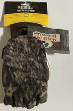 Scent Blocker Fleece Pop-Top Gloves Mossy Oak BU Size L/XL Lightweight Warm Hunt