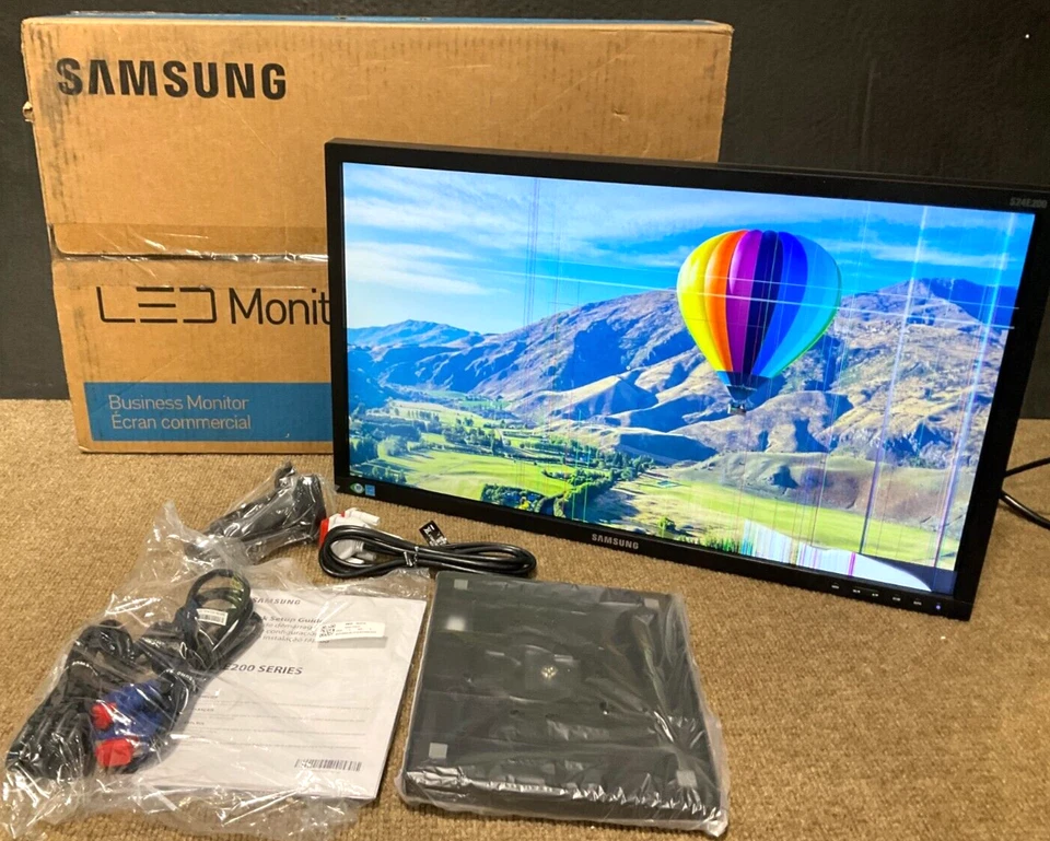 Samsung 23.6" LED LCD Display S24E200BL ✅❤️✅❤️ AS IS - READ! - Image 2 of 3