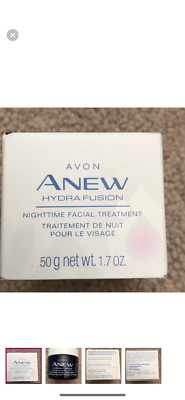 Avon ANEW Hydra Fusion Nighttime Facial Treatment Full Size 1.7 oz-50g New NIB