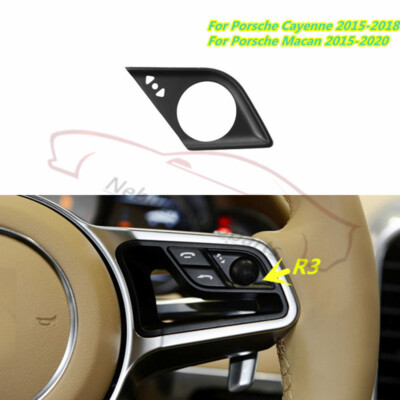 For Porsche Cayenne Macan Multi-function Steering Wheel Button Cover NO.R3