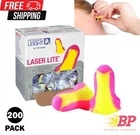 Howard Leight Laser Lite LL-1 Honeywell Disposable Ear Plugs No Cord - 200 Pair