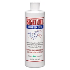 New! BIGELOIL LIQUID GEL 14 oz. Horse Liniment Fast acting pain relief Knees