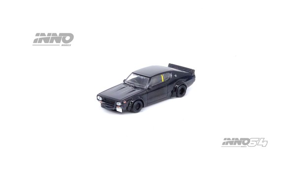 "INNO64 Model 1/64 Nissan Skyline 2000 GT-R (KPGC110) \"Kenmeri\" Black"-image