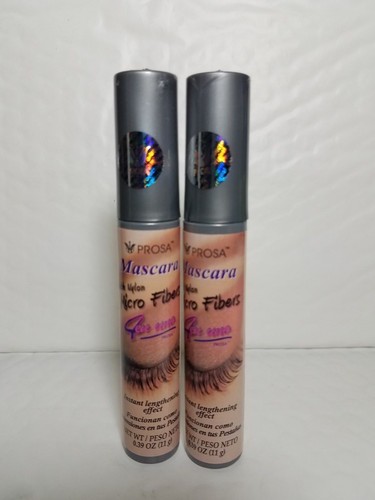 2 MASCARA PROSA 4 IN 1 CON MICROFIBRE NUOVO CON NYLON ALLUNGAMENTO IMPERMEABILE - Foto 2 di 5