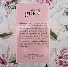 ~PHILOSOPHY~AMAZING GRACE~SPRAY FRAGRANCE~Eau de Toilette~4 oz *NIB*