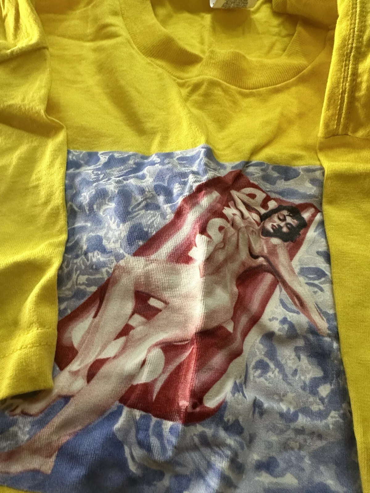 T shirt flottant Supreme jaune taille M SS22T73 Deadstock
