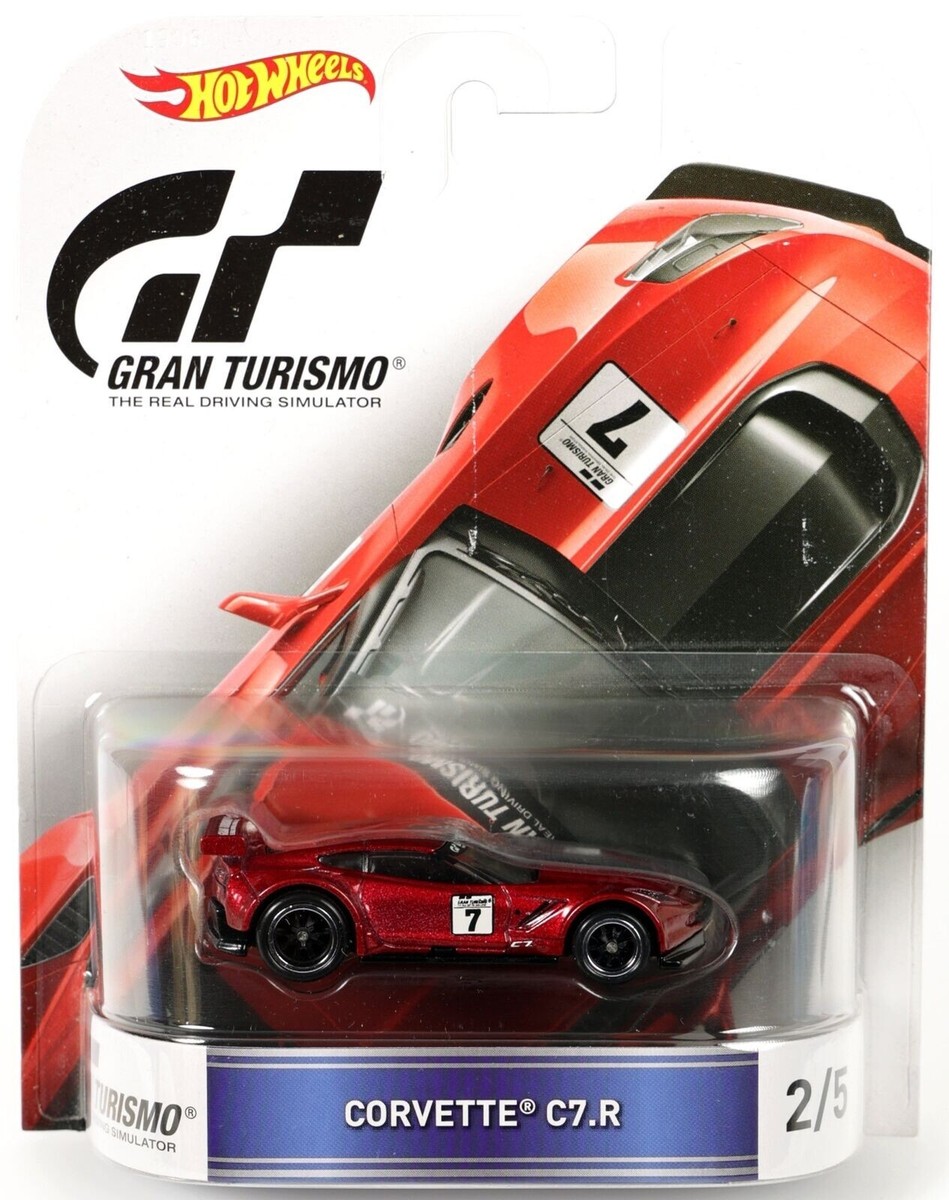 Hot Wheels Corvette C7.R Gran Turismo Retro Entertainment #DJF44