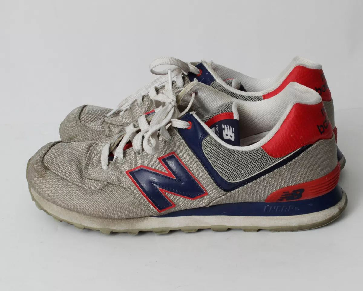 exposición Interacción sucesor Men&#039;s New Balance 574 Shoes Running Run ML574PPG Red Blue Gray 11 US  10.5 UK 45 | eBay