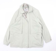 Rossetti Womens Green Overcoat Coat Size 20 Zip