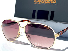 NEW CARRERA Shiny Gold Tortoise Frame Bronze Lens Sunglass 1051/S Y3RHA