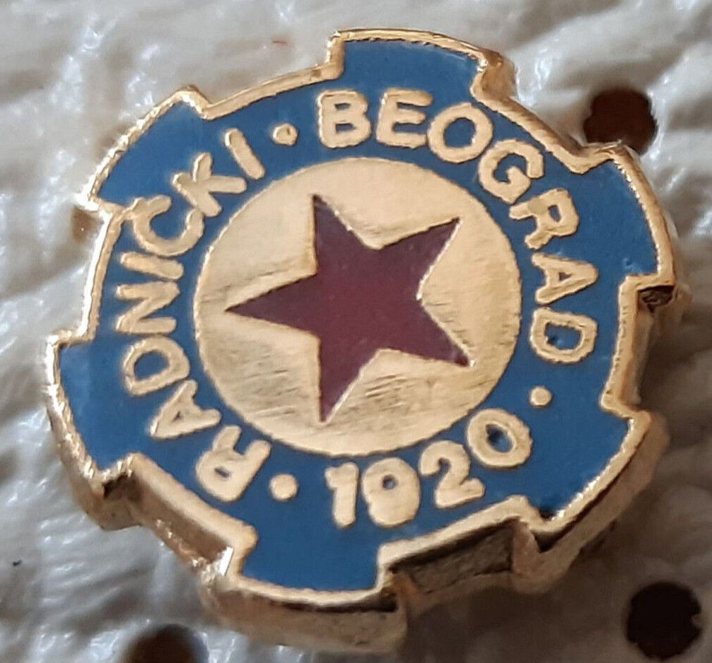 Football Club FK Radnicki Beograd 1920 Serbia ex Yugoslavia pin 