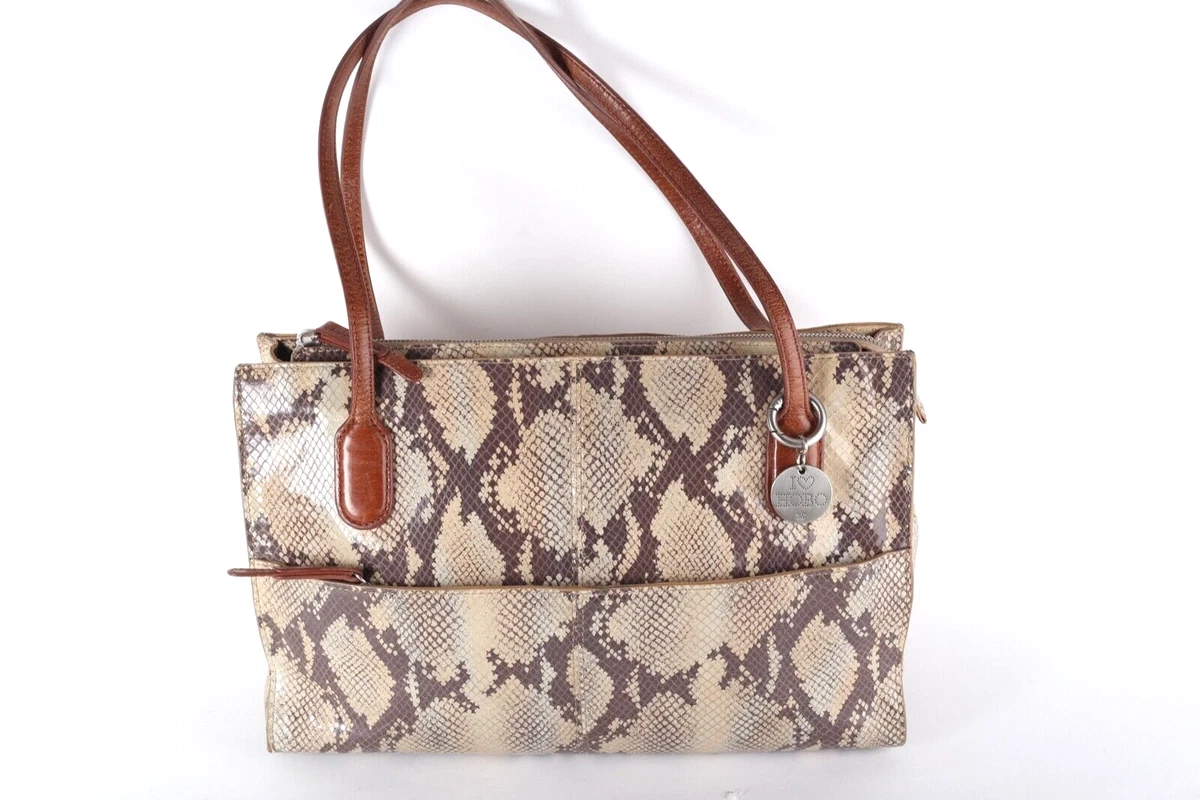 Beige snake hotsell print bag