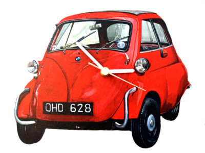 Isetta Uhr - Bubble Car - Isetta Cars - Isetta Car - Bubble Cars A33-C