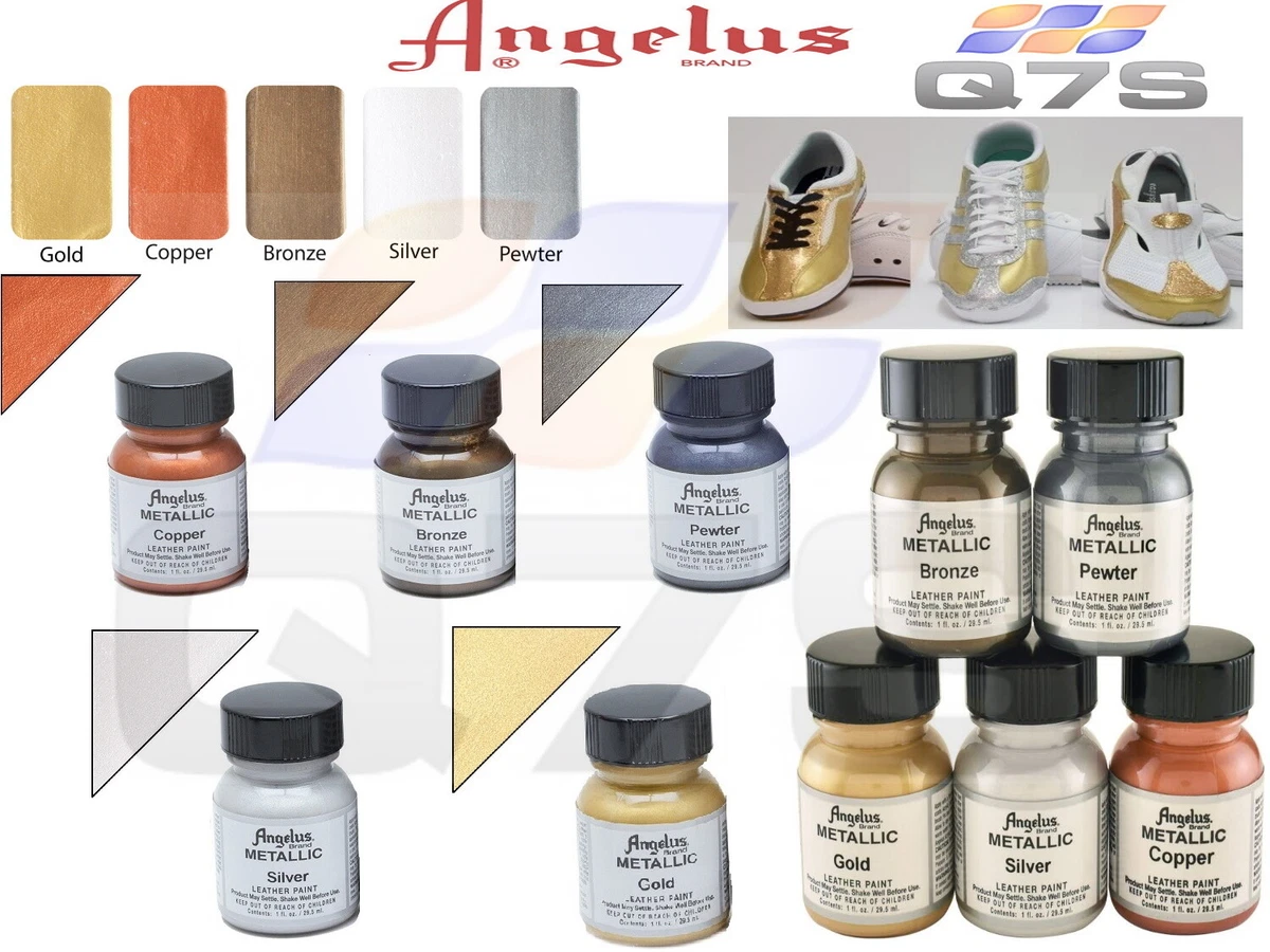 Angelus Acrylic Leather Paint - Grey, 1 oz