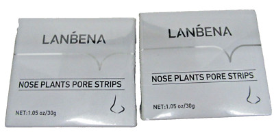 2x LANBENA nose plants pore 120  strips total