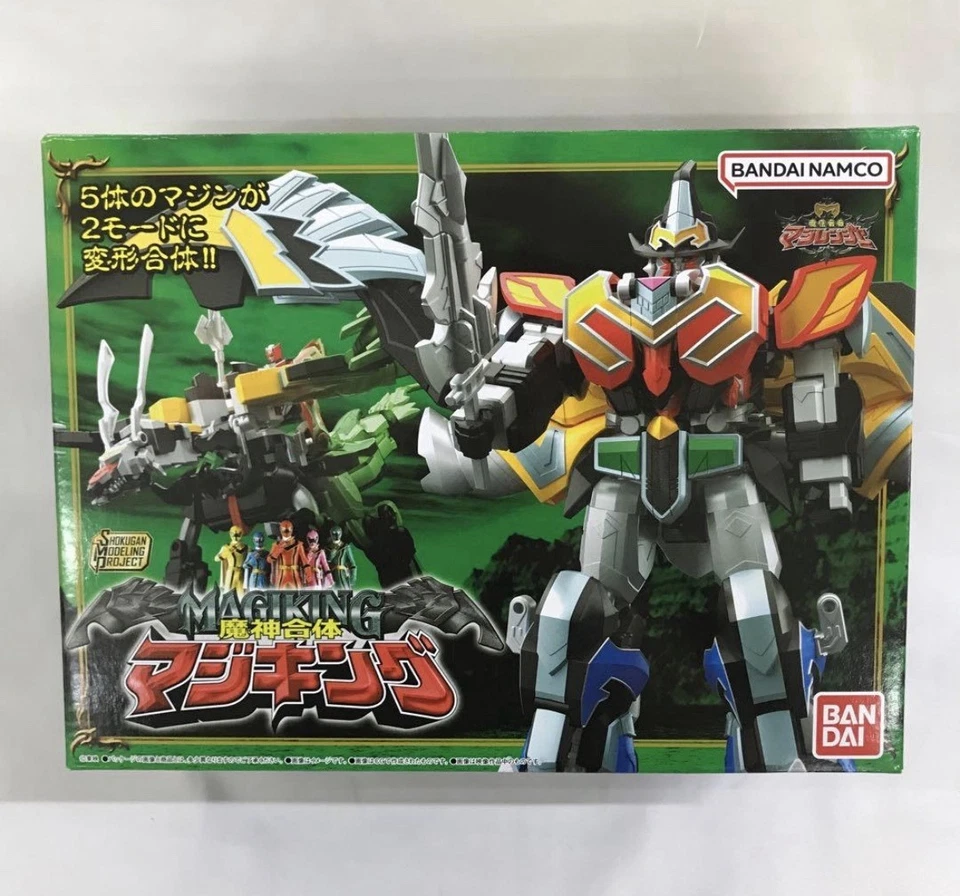 Bandai SMP Majin Gattai MagiKing Power Rangers Mystic Force Megazord NUOVO - Immagine 2 di 4