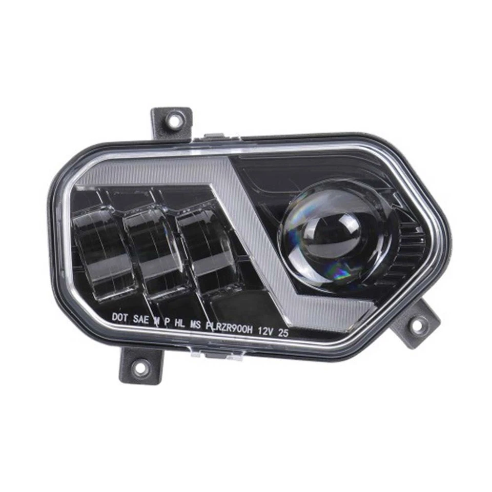 LED Headlight with Hi-Low beam DRL for Polaris Ranger RZR Scrambler 570 800 900D - Image 2 of 4