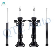 Set Front Bare Strut Assembly-Rear Shock To 2010-2014 Mercedes-benz E350 C207