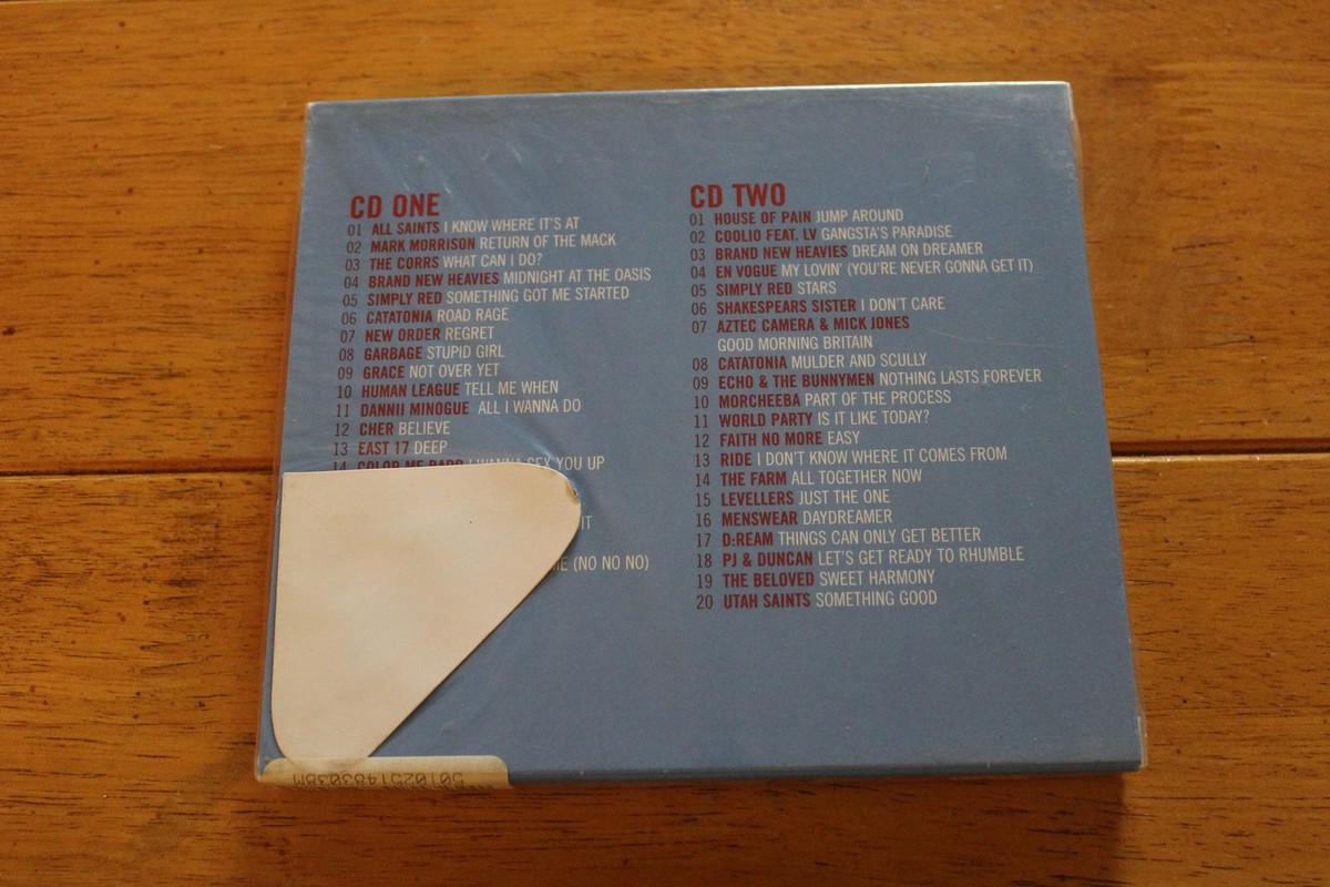 90s Hits 2CD Compilation Pop Dance Rock R&B 40 Tracks 1990s Rhino