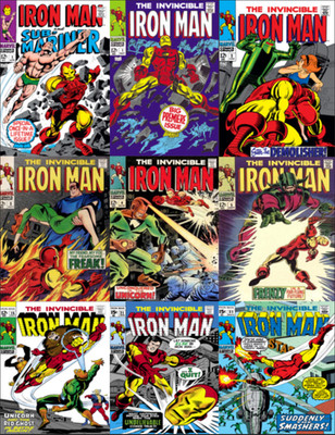 The Invincible Iron Man - Marvel Comics Silver+Bronze Era (1968-2002) Variation
