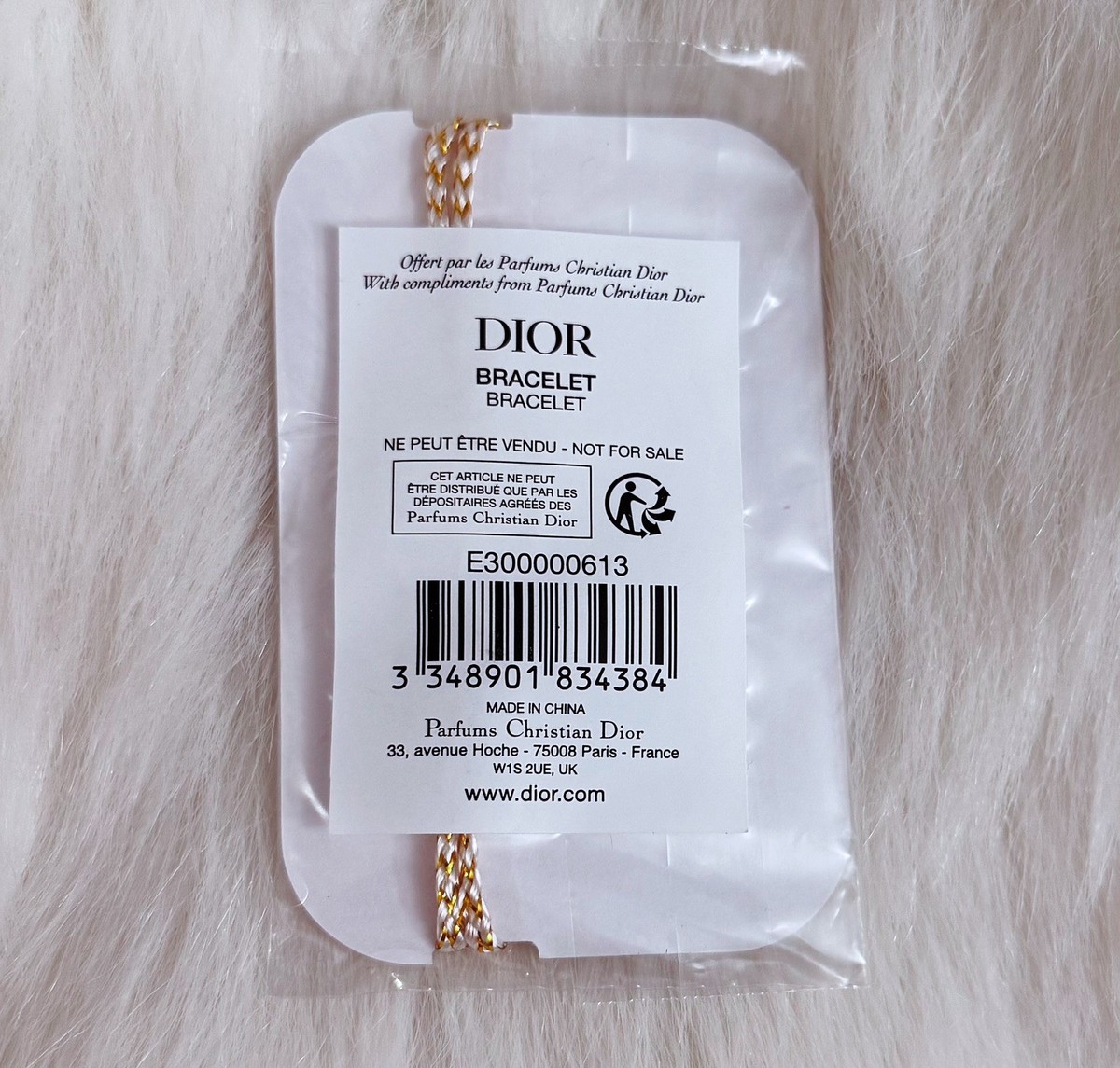 New! Dior J'adore cord bracelet | eBay