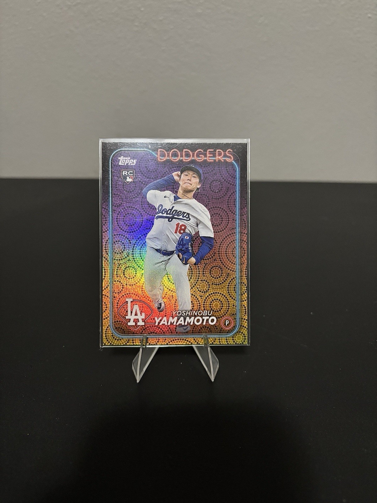 🔥2024 Topps Series 2 - Yoshinobu Yamamoto #553 Holiday (RC)!!