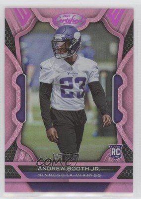 2022 Certified Rookies Mirror Pink 126/199 Andrew Booth Jr #146 Rookie RC 11h3