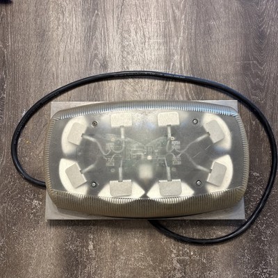 Reflex ECCO - LED Light Box Amber Strobe Clear Lens 5580CA W/ Mounting Plate
