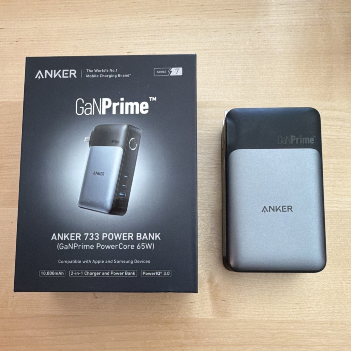 Anker 733 GaNPrime PowerCore 65W Fast Charge 10,000 mAh Power Bank