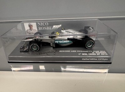 Minichamps 1:43 Mercedes W03 Nico Rosberg 2012 China GP 1st Win