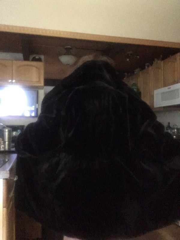 SHEARED MINK coat LOOk STUNNING 6 INCHES PLUSH 3/4 cost