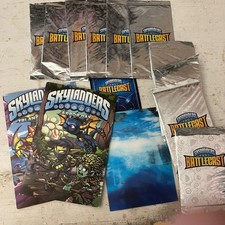 Skylanders Lot Comic Mini Book New Battlecast Card Packs