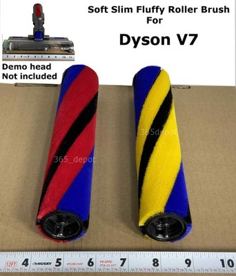 Laser Slim Fluffy Roller Brush Bar Part For Dyson Fluffy Optic Head V7 Vacuum