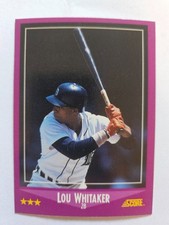 1988 SCORE LOU WHITAKER #56 NM