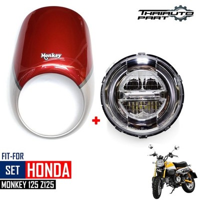 Honda Z125 Monkey 5 Speeds 2021-24 Windshield Headlight Fairing Front Cover Red