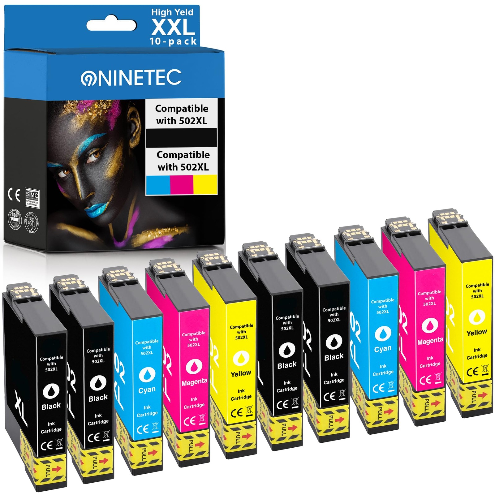 Cartouche Epson 502 XL lot de 10 pour imprimer vos documents de télétravail sans panne