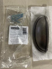 Amerock BP36640WN Nickel Ashby 3 & 4" Center To Center Cup Cabinet Pull