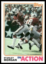 Stanley Morgan 1982 Topps #157 New England Patriots