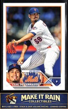 Carlos Carrasco 2023 Topps Series One #161 New York Mets Baseball